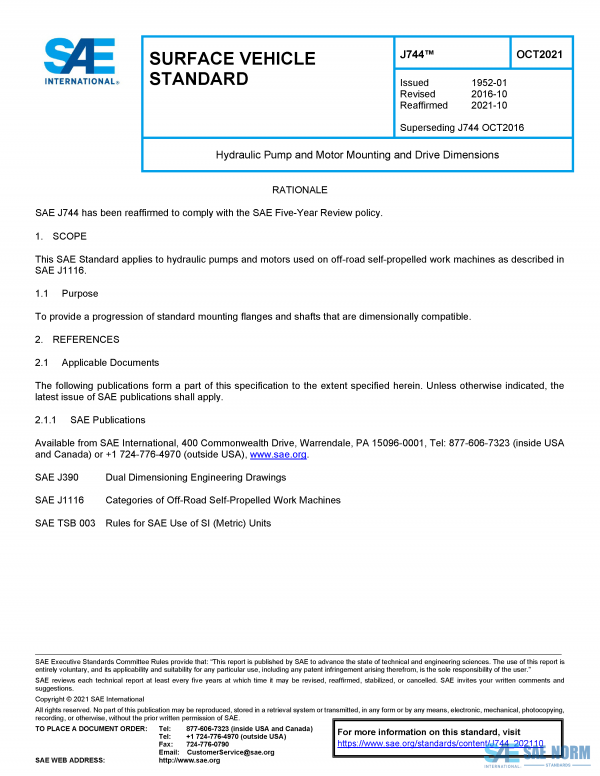 SAE J 744 Series PDF