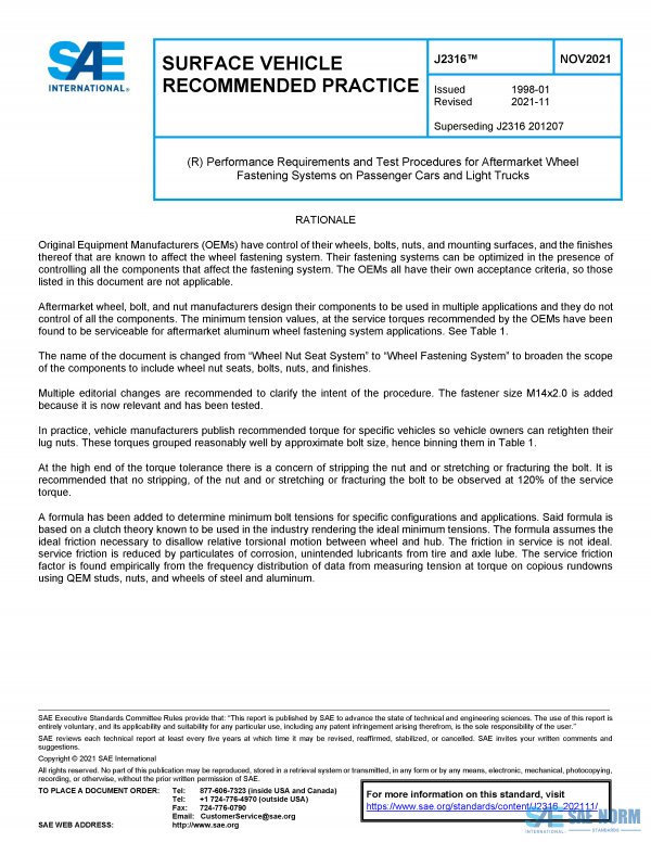 SAE J 2316 Series PDF