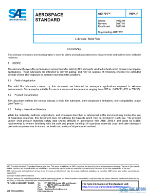 SAE AS 1701 Series PDF