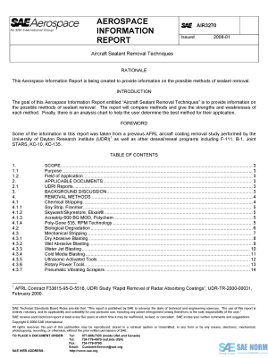 SAE AIR 3270 Series PDF