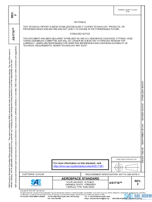 SAE AS 1718 Series PDF