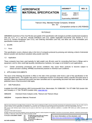 SAE AMS 4993 Series PDF