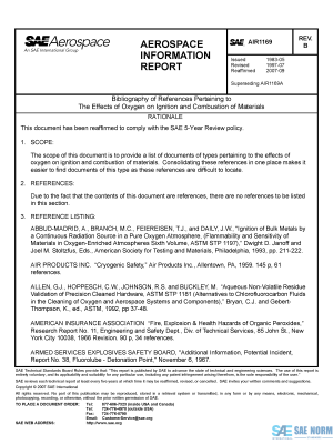 SAE AIR 1169 Series PDF