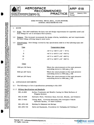 SAE ARP 618 Series PDF