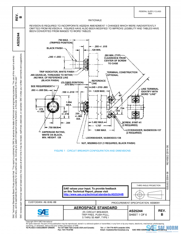 SAE AS 25244 Series PDF
