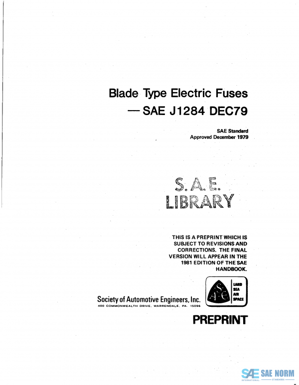 SAE J 1284 Series PDF