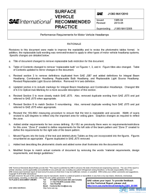 SAE J 1383 Series PDF