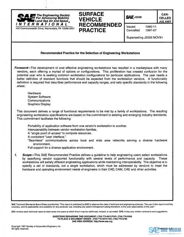 SAE J 2026 Series PDF