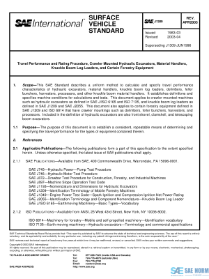 SAE J 1309 Series PDF