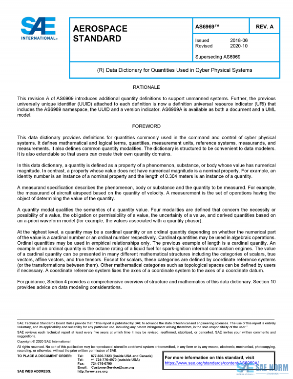 SAE AS 6969 Series PDF