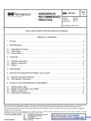 SAE ARP 1420 Series PDF
