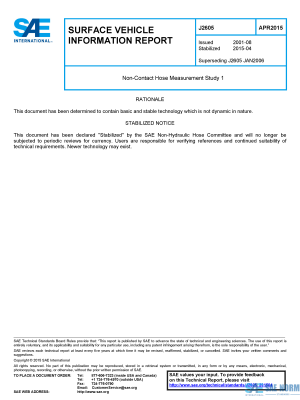 SAE J 2605 Series PDF