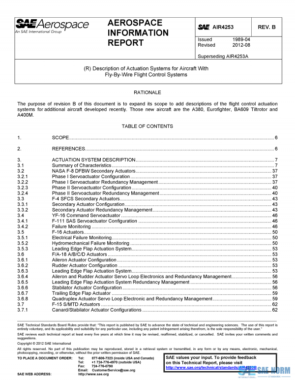 SAE AIR 4253 Series PDF