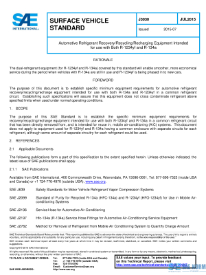 SAE J 3030 Series PDF