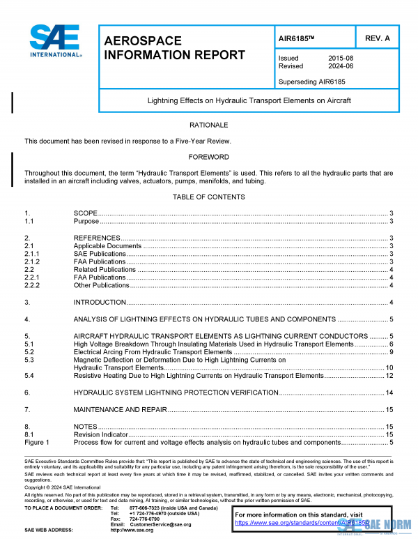 SAE AIR 6185 Series PDF