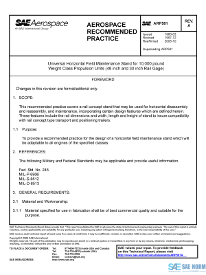 SAE ARP 581 Series PDF