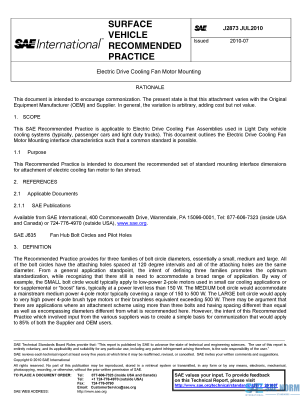 SAE J 2873 Series PDF