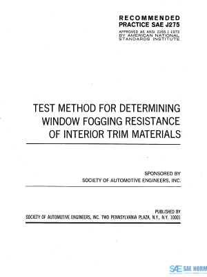 SAE J 275 Series PDF