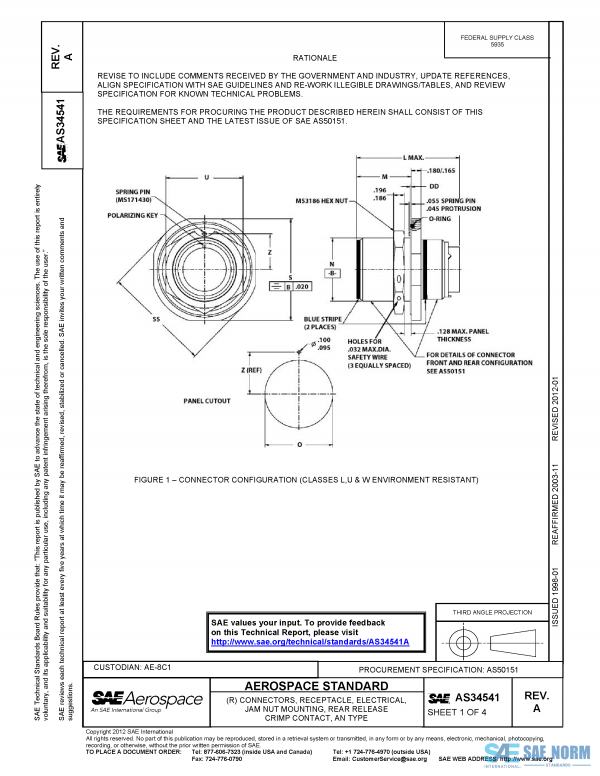 SAE AS 34541 Series PDF
