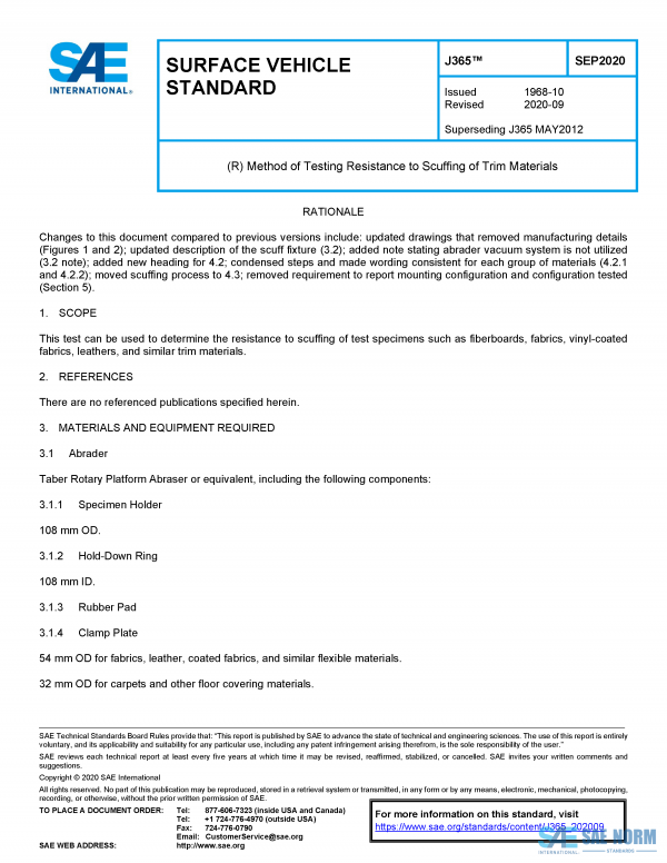 SAE J 365 Series PDF