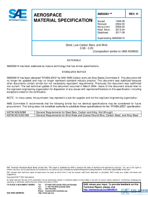 SAE AMS 5061 Series PDF