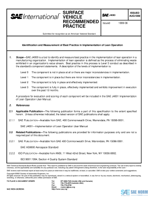 SAE J 4000 Series PDF