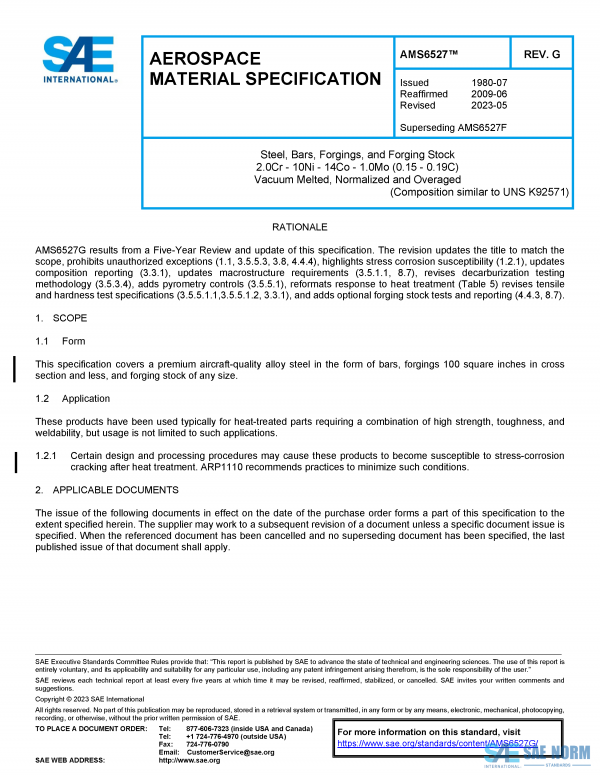 SAE AMS 6527 Series PDF