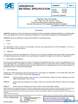 SAE AMS 6560 Series PDF