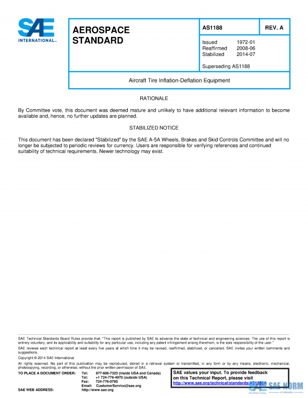 SAE AS 1188 Series PDF