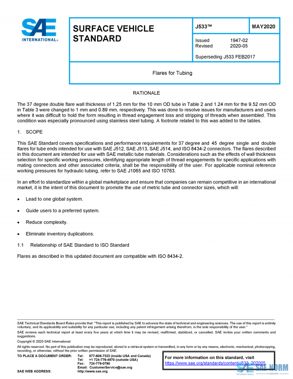 SAE J 533 Series PDF