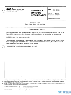 SAE MAM 2232 Series PDF