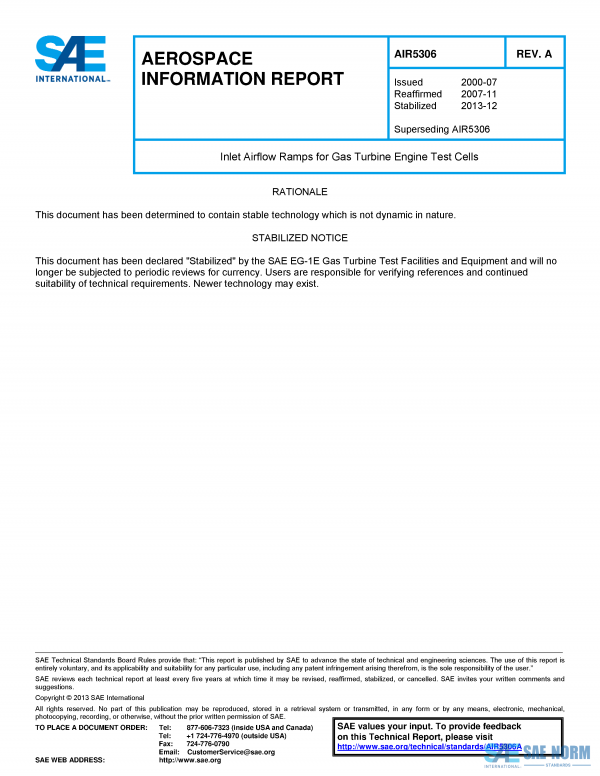 SAE AIR 5306 Series PDF