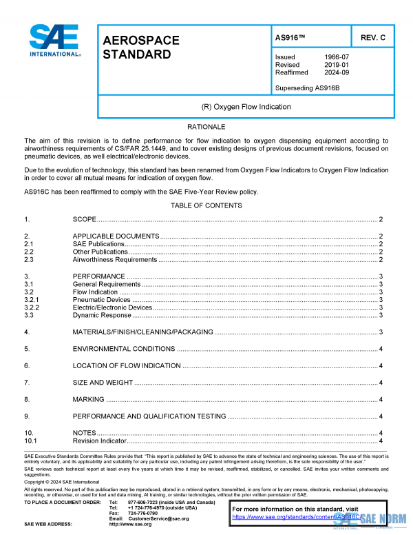 SAE AS 916 Series PDF