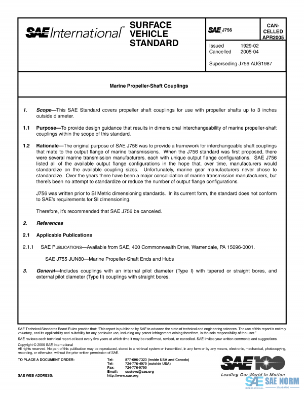 SAE J 756 Series PDF