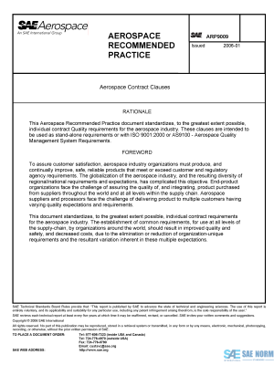 SAE ARP 9009 Series PDF