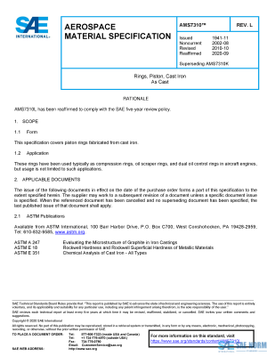 SAE AMS 7310 Series PDF