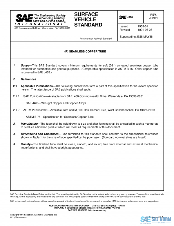 SAE J 528 Series PDF