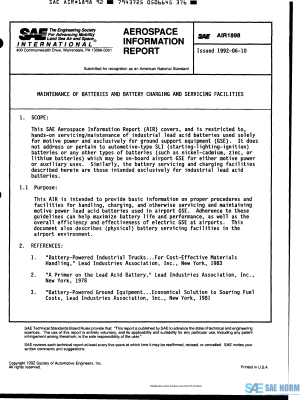 SAE AIR 1898 Series PDF