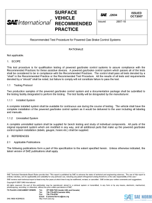 SAE J 2604 Series PDF