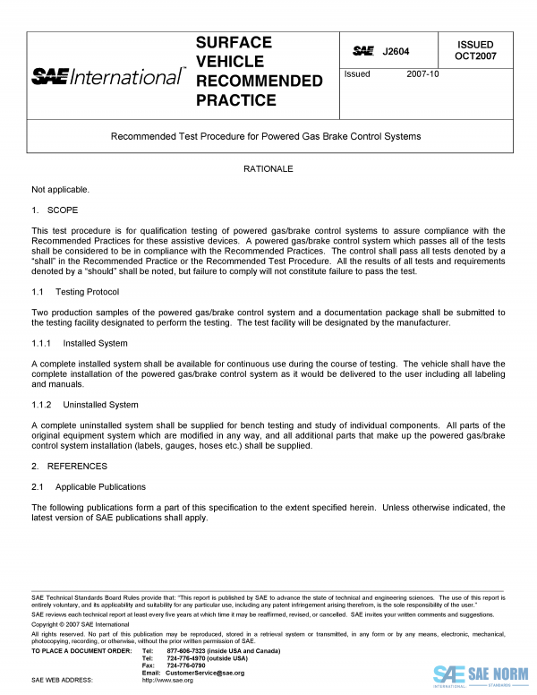 SAE J 2604 Series PDF