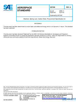 SAE AS 7240 Series PDF