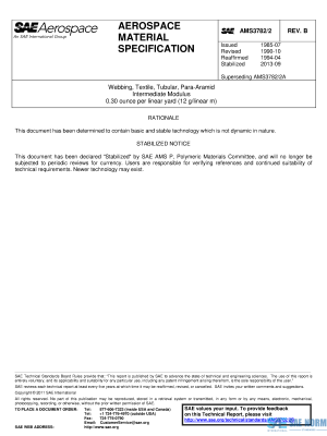 SAE AMS 3782/2 Series PDF