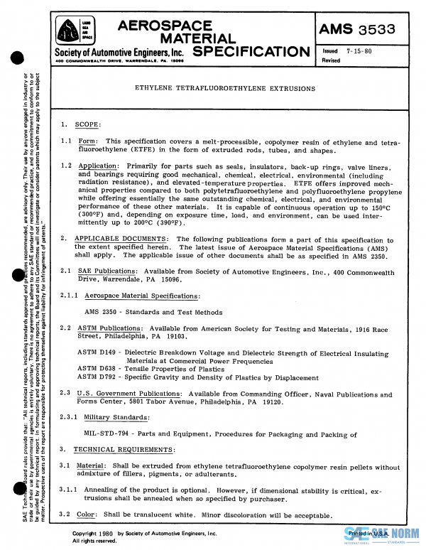 SAE AMS 3533 Series PDF