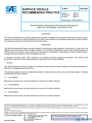 SAE J 1269 Series PDF