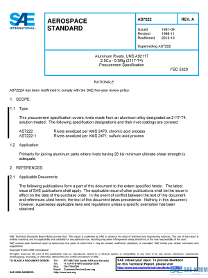 SAE AS 7222 Series PDF