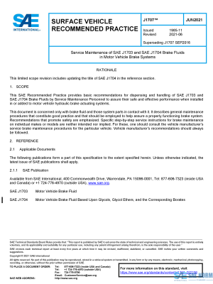 SAE J 1707 Series PDF