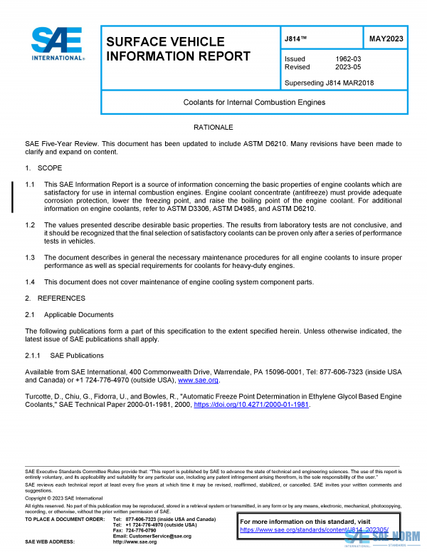 SAE J 814 Series PDF