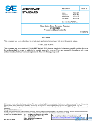 SAE AS 7210 Series PDF