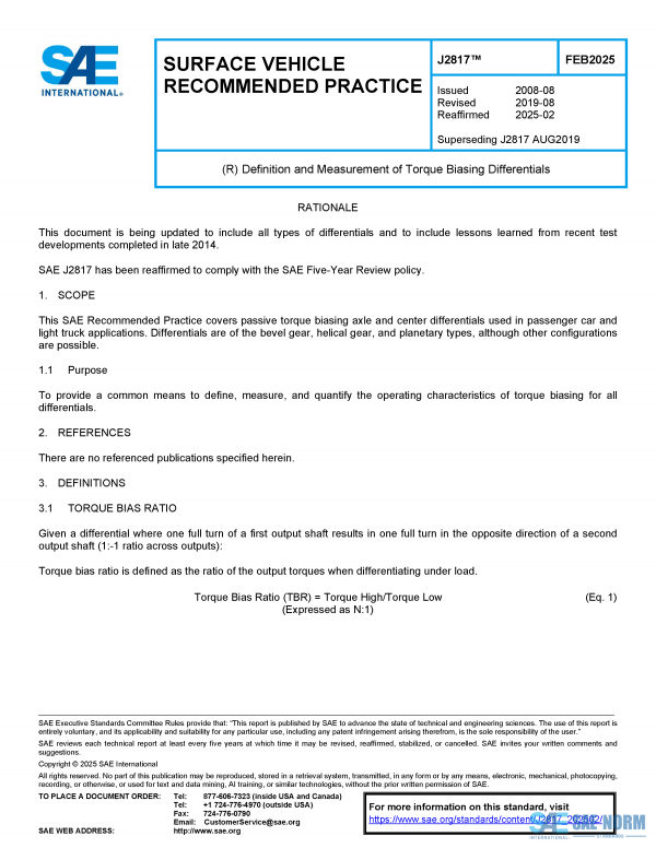 SAE J 2817 Series PDF