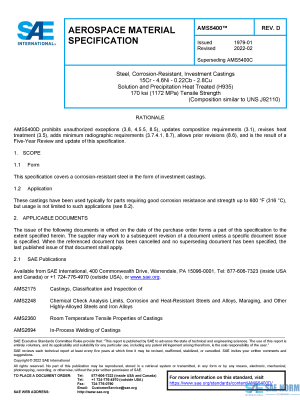 SAE AMS 5400 Series PDF